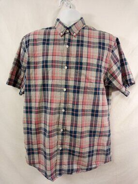 Old Navy "Classic Shirt" Men's Plaid Button Down Shirt Size Large